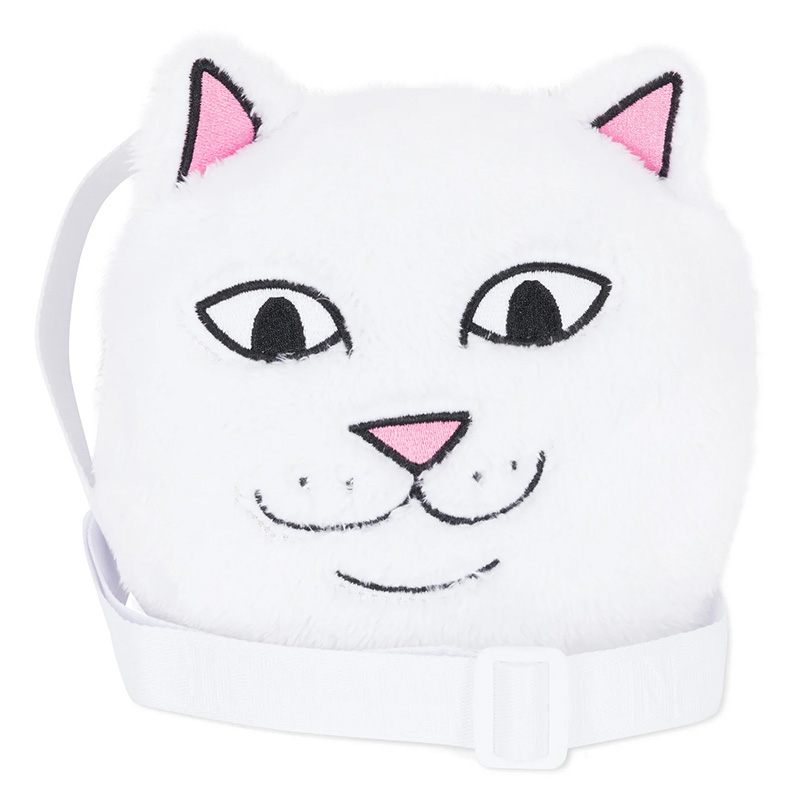 RIPNDIP Lord Nermal Sherpa Crossbody Bag White RIPNDIP Lord Nermal Sherpa Crossbody Bag White