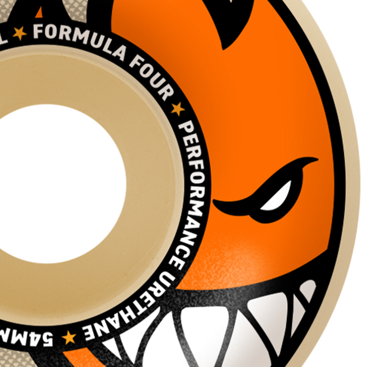 Spitfire Formula Four Radial Full Wheels Natural 99D 60mm