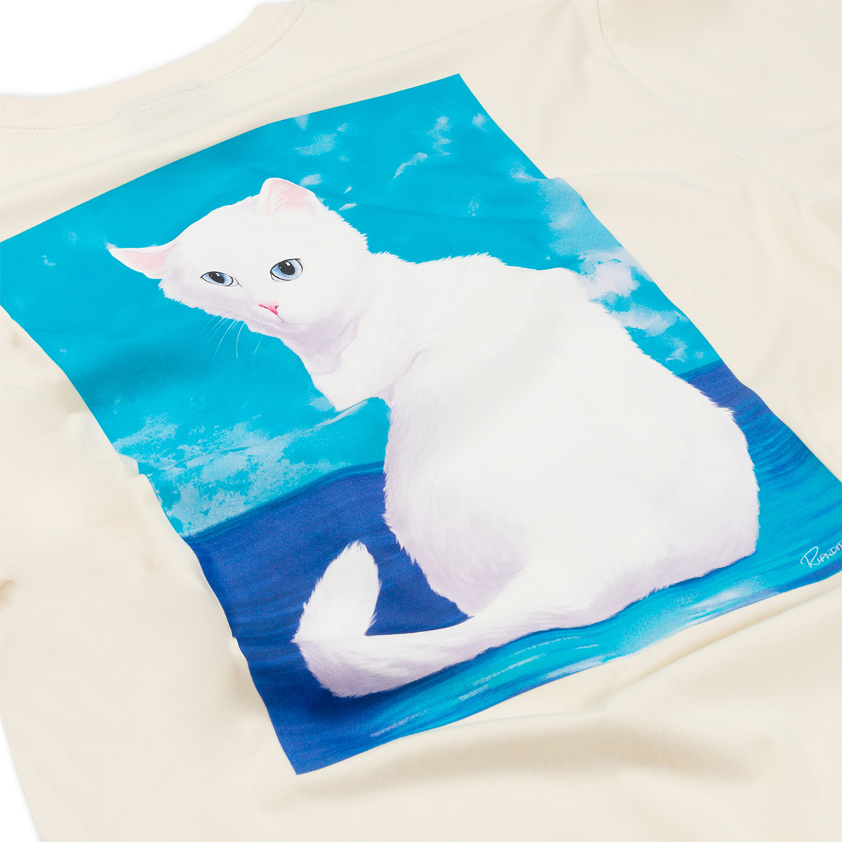 RipnDip Pretty Kitty T-Shirt Natural RipnDip Pretty Kitty T-Shirt Natural