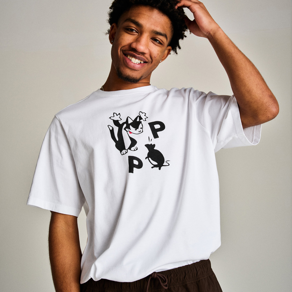 POP Catch T-Shirt White POP Catch T-Shirt White