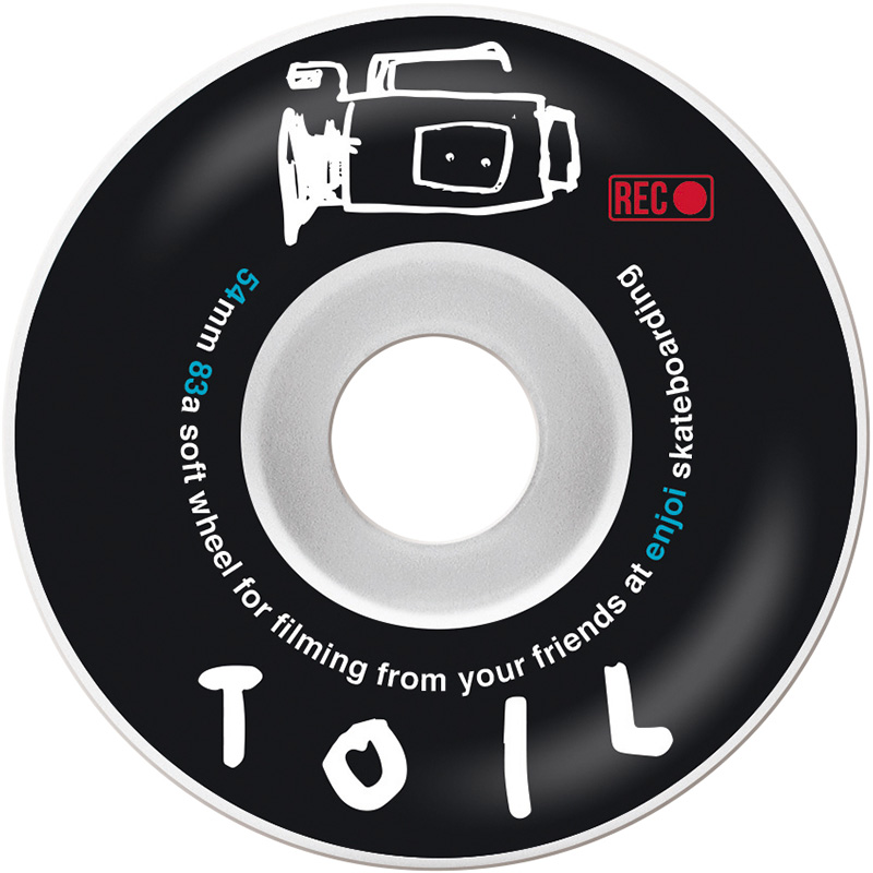 Enjoi Toil Soft Wheels Black 54mm Enjoi Toil Soft Wheels Black 54mm