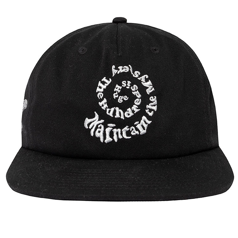 The Hundreds Moth Snapback Cap Black The Hundreds Moth Snapback Cap Black