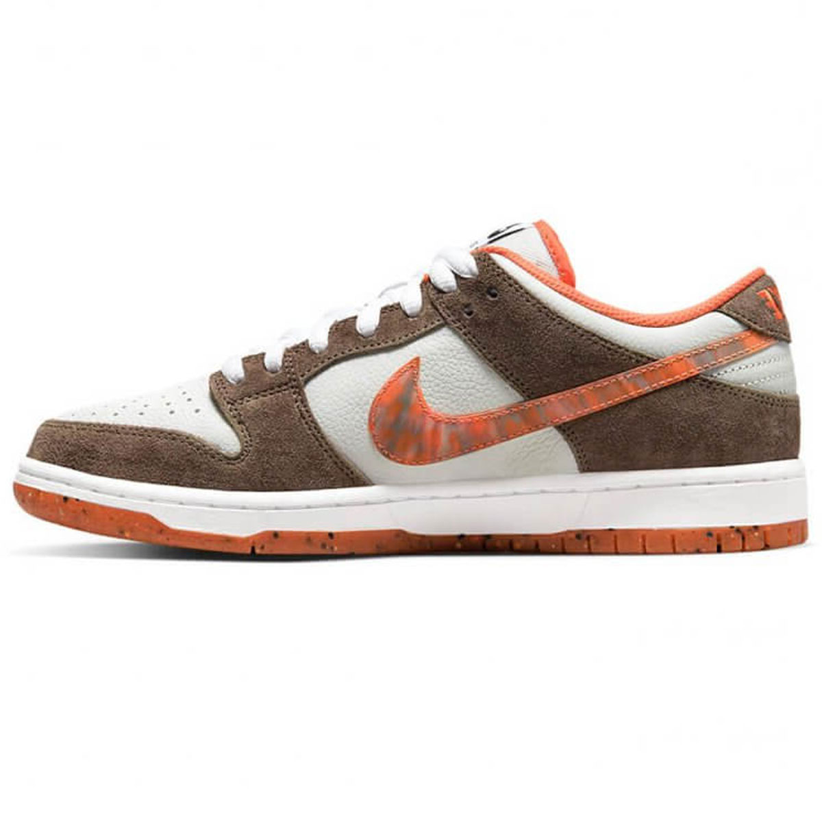 Nike SB Dunk Low Pro Qs Olive Grey/Mantra Orange-Rattan