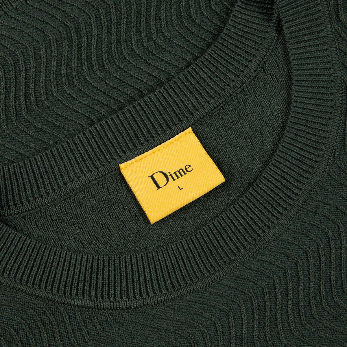Dime Wave Cable Knit Sweater Forest Dime Wave Cable Knit Sweater Forest