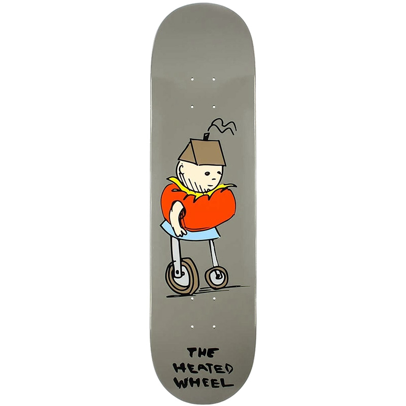 The Heated Wheel People Mover Skateboard Deck 8.0
