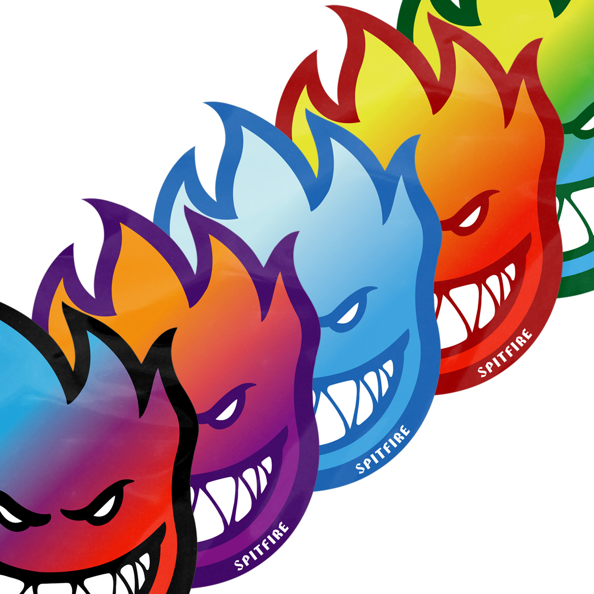 Spitfire Bighead Fade Sticker Assorted Medium