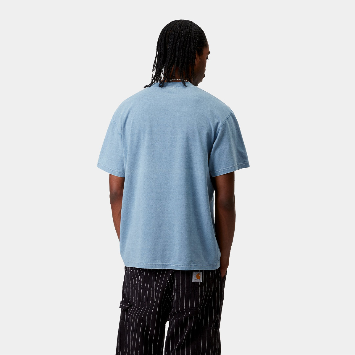Carhartt WIP Ingo Pocket T-Shirt Light Blue Garment Dyed Carhartt WIP Ingo Pocket T-Shirt Light Blue Garment Dyed