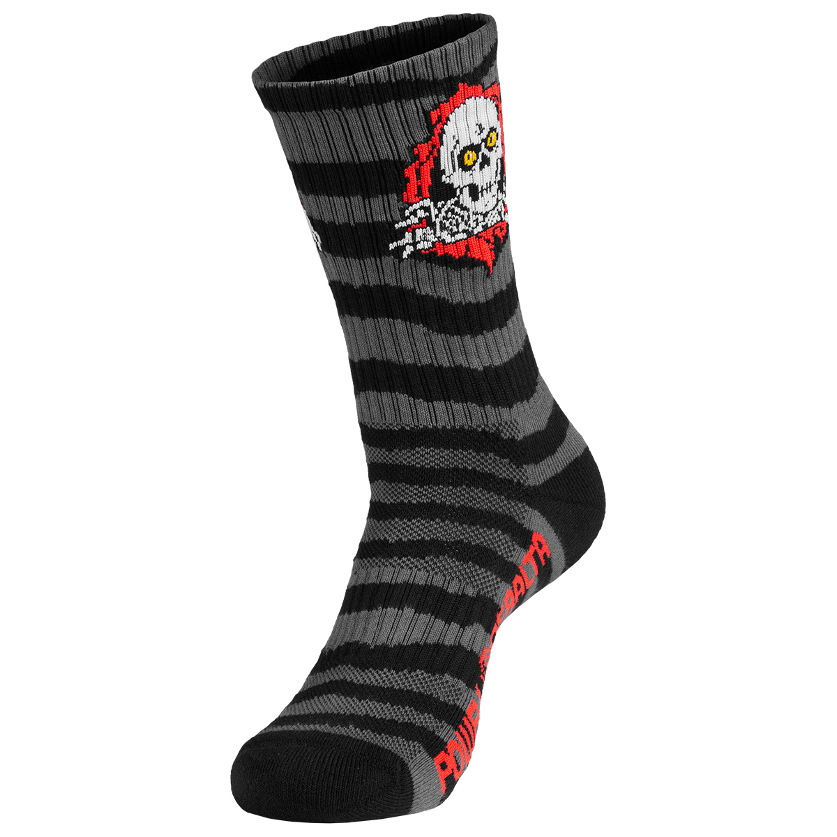 Powell Peralta Ripper Socks Stripes Charcoal/Black