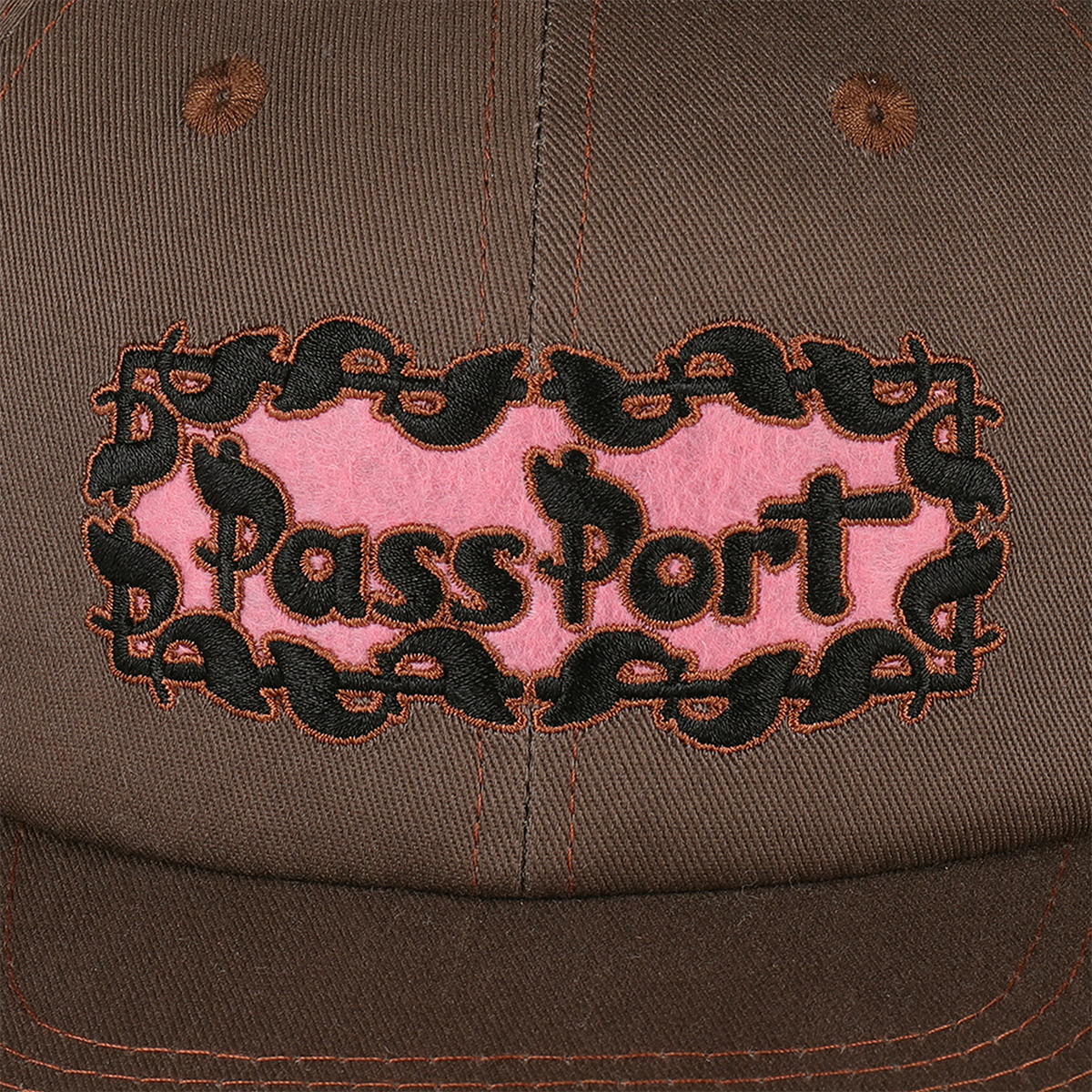 Pass Port Pattoned Casual Cap Bark Pass Port Pattoned Casual Cap Bark