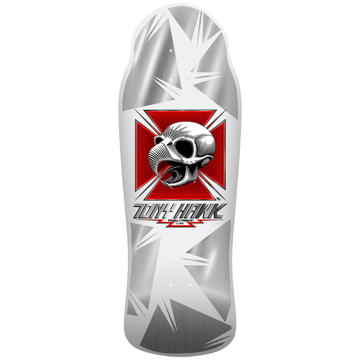 Powell Peralta Bones Brigade Tony Hawk Series 17 Skateboard Deck White 10.38