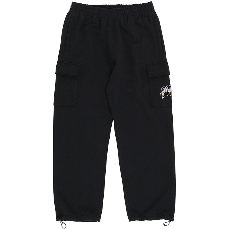 FTC x Pop Trading Company Cargo Sweatpants Black