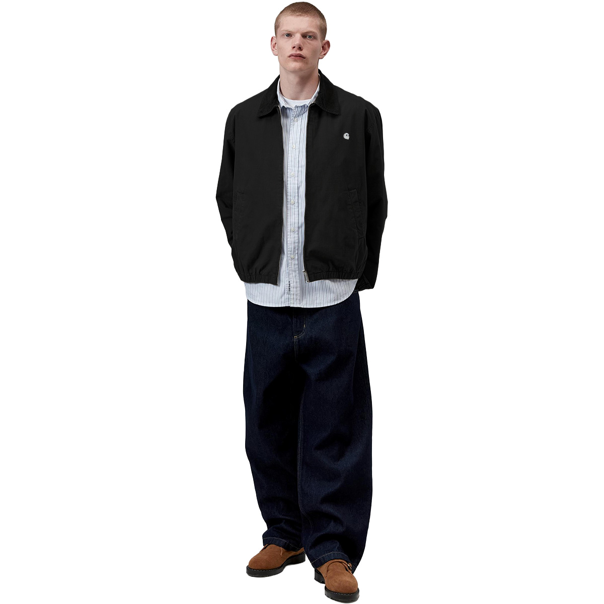 Carhartt WIP Madison Ripstop Jacket Black/Wax Garment Dyed
