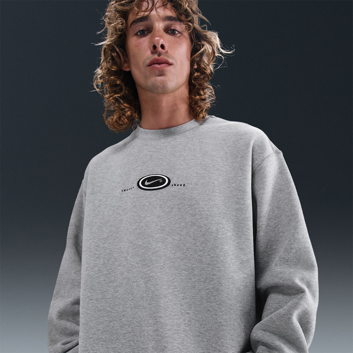 Nike SB Fleece Crewneck Sweater BB Koston Dark Grey Heather