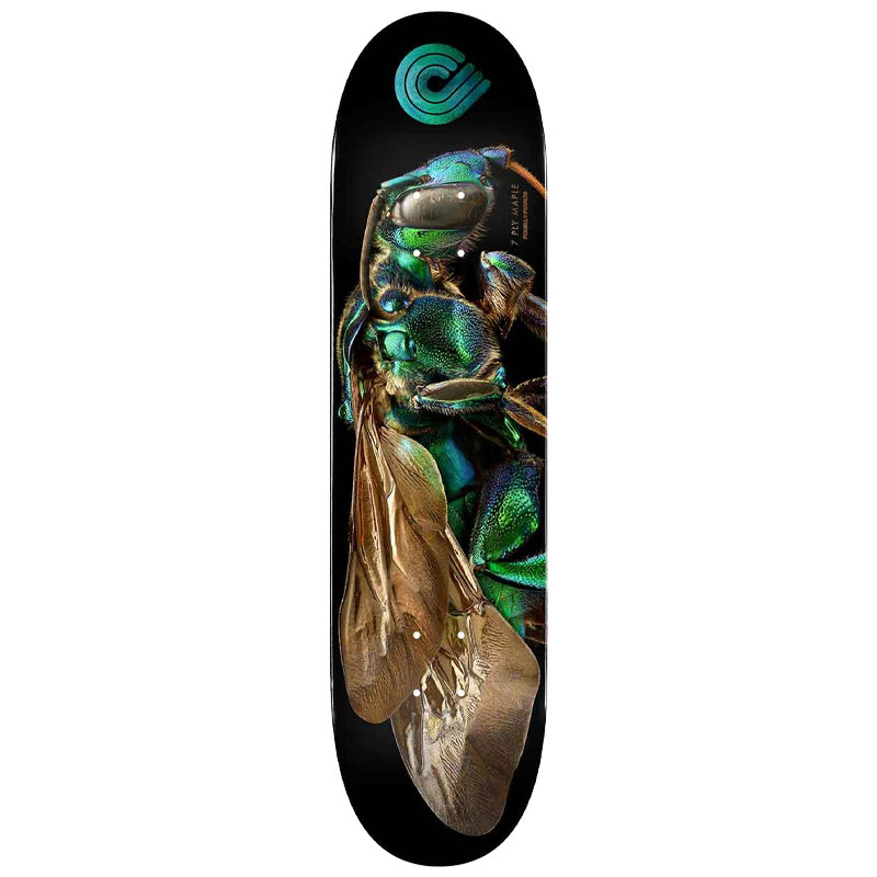 Powell Peralta Levon Biss Orchid Cuckoo Bee Skateboard Deck Shape 242 8.0