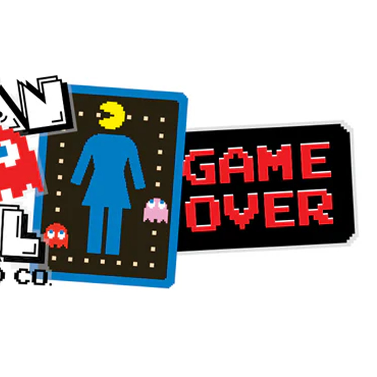 Girl Pac-Man 5 Sticker Pack Girl Pac-Man 5 Sticker Pack