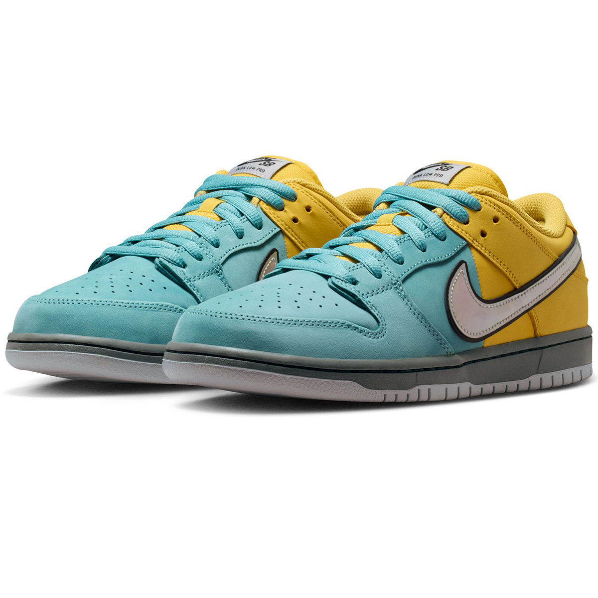 Nike SB Dunk Low Pro Lightening/Wolf Grey-Denim Turq-Iron Grey-Black