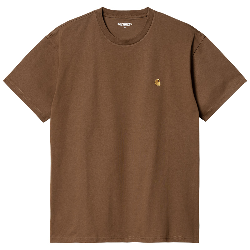 Carhartt WIP Chase T-Shirt Tamarind/Gold Carhartt WIP Chase T-Shirt Tamarind/Gold