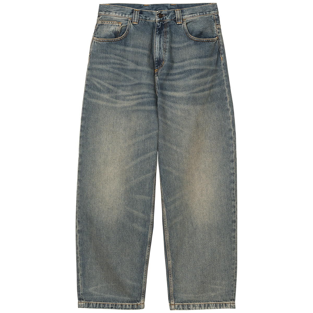 Carhartt WIP Brandon Pant Blue Worn Used Wash