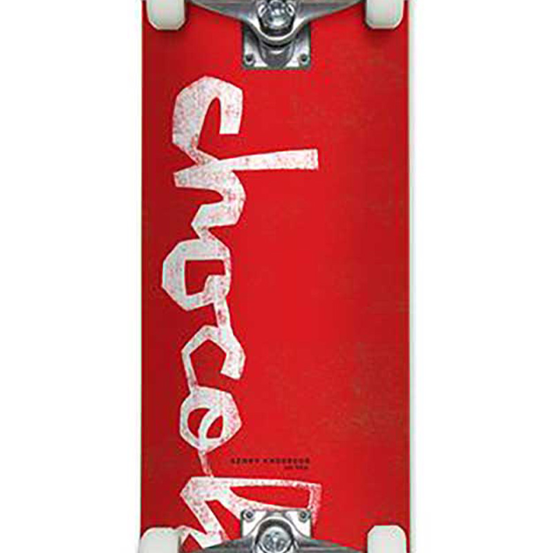 Chocolate Anderson Og Chunk Complete Skateboard Red 8.0