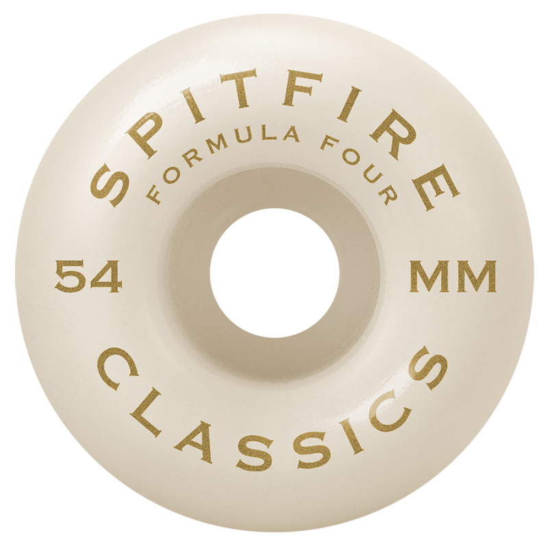 Spitfire Formula Four Classic Wheels Natural/Silver 101D 54mm Spitfire Formula Four Classic Wheels Natural/Silver 101D 54mm