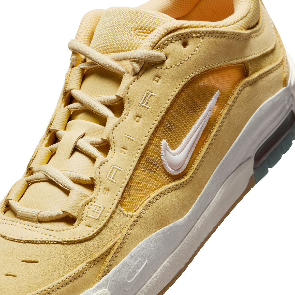 Nike SB Air Max Ishod ISO Saturn Gold/Sail-Saturn Gold-Solar Flare-Gum Lt Brown-Safety Orange