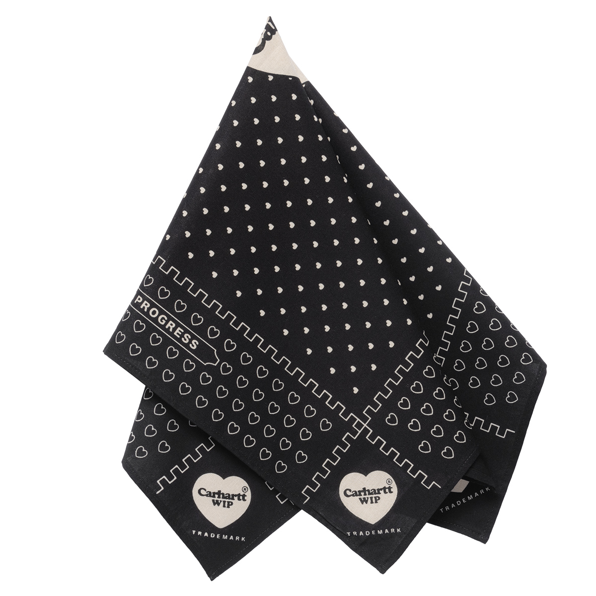 Carhartt WIP Heart Bandana Print Black Carhartt WIP Heart Bandana Print Black