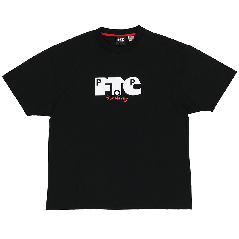 FTC x Pop Trading Company Logo T-Shirt Black