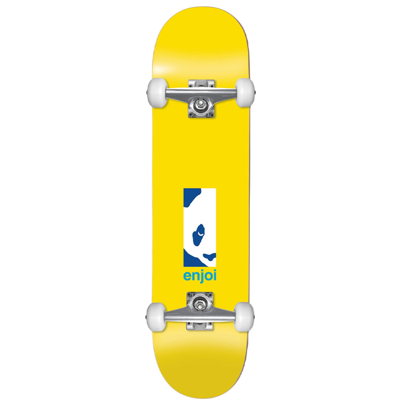 Enjoi Box Panda First Push Complete Skateboard Yellow 8.125