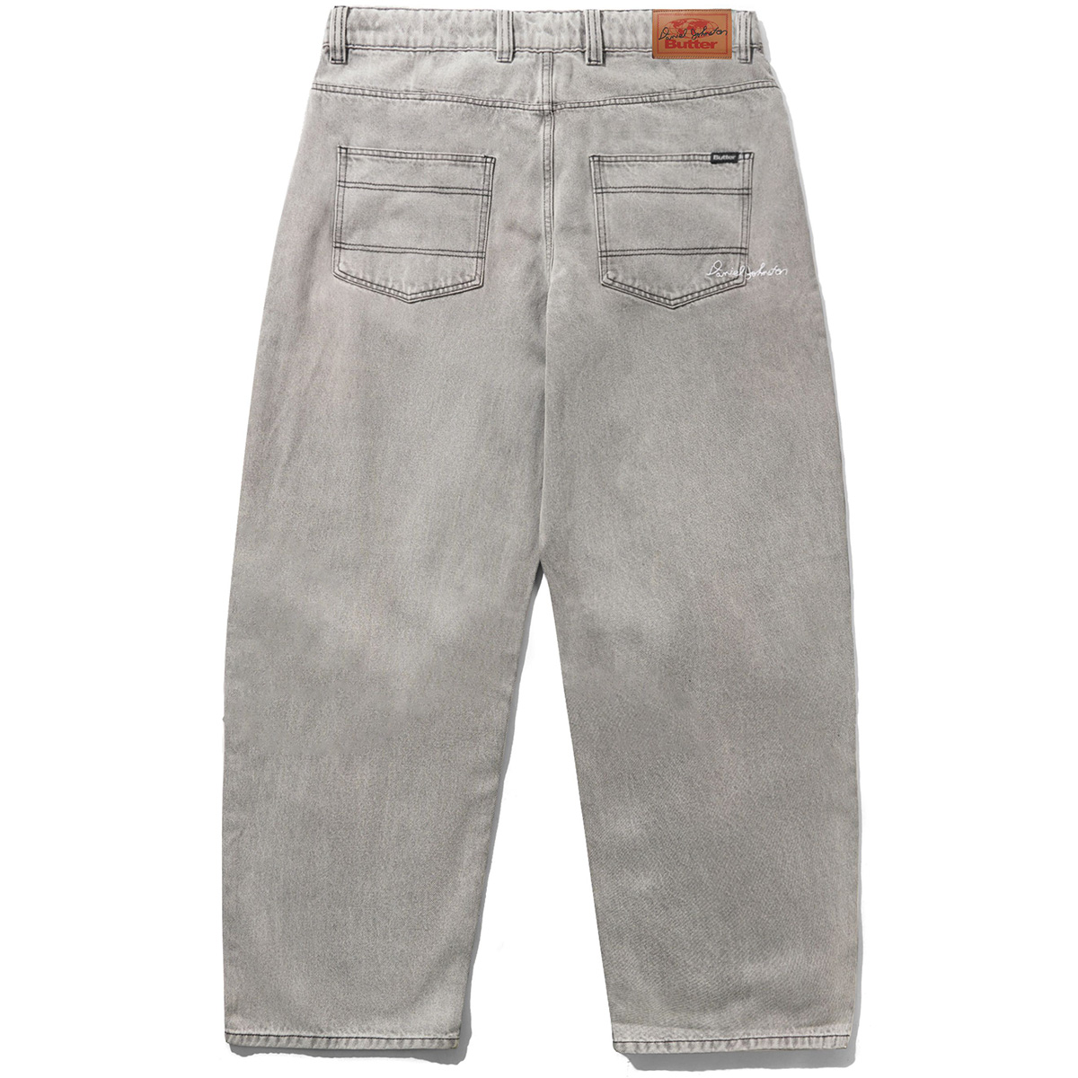 Butter Goods x Daniel Johnston Boxing Denim Jeans Washed Grey