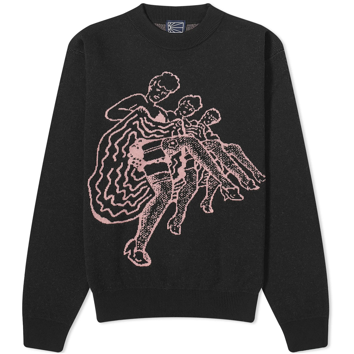 Rassvet Cabaret Knit Crewneck Sweater Black