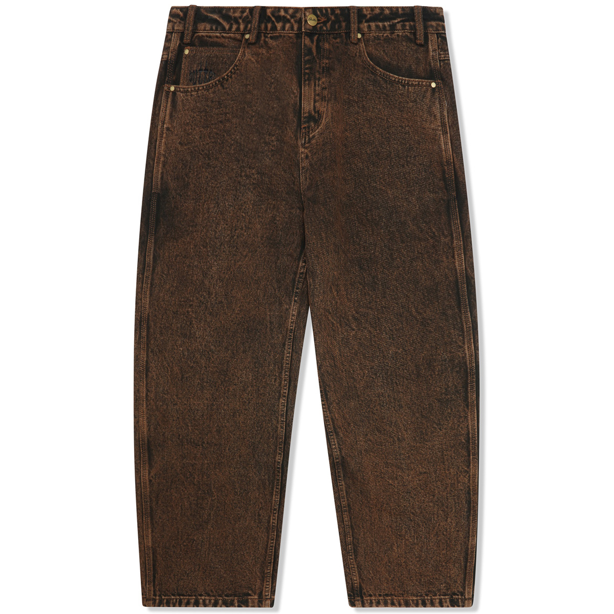 Butter Goods Spider Denim Jeans Acid Brown Butter Goods Spider Denim Jeans Acid Brown