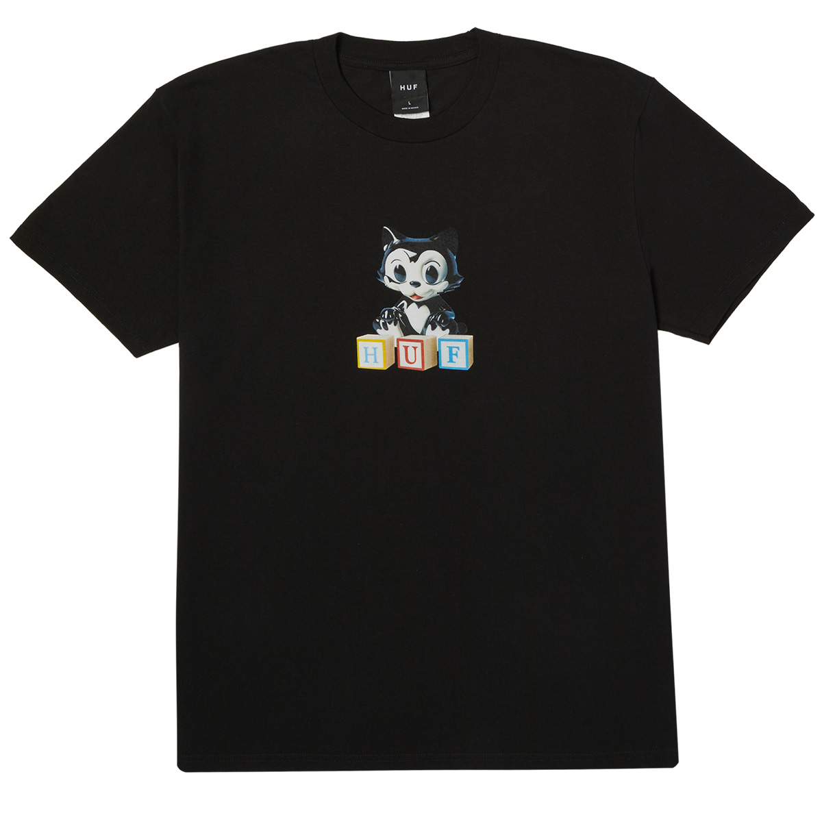 HUF Blocks T-Shirt Black HUF Blocks T-Shirt Black