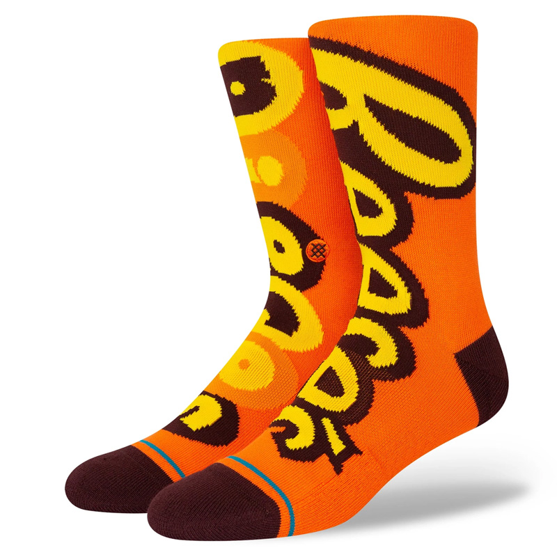 Stance Lookin Like A Snack Socks Orange Stance Lookin Like A Snack Socks Orange