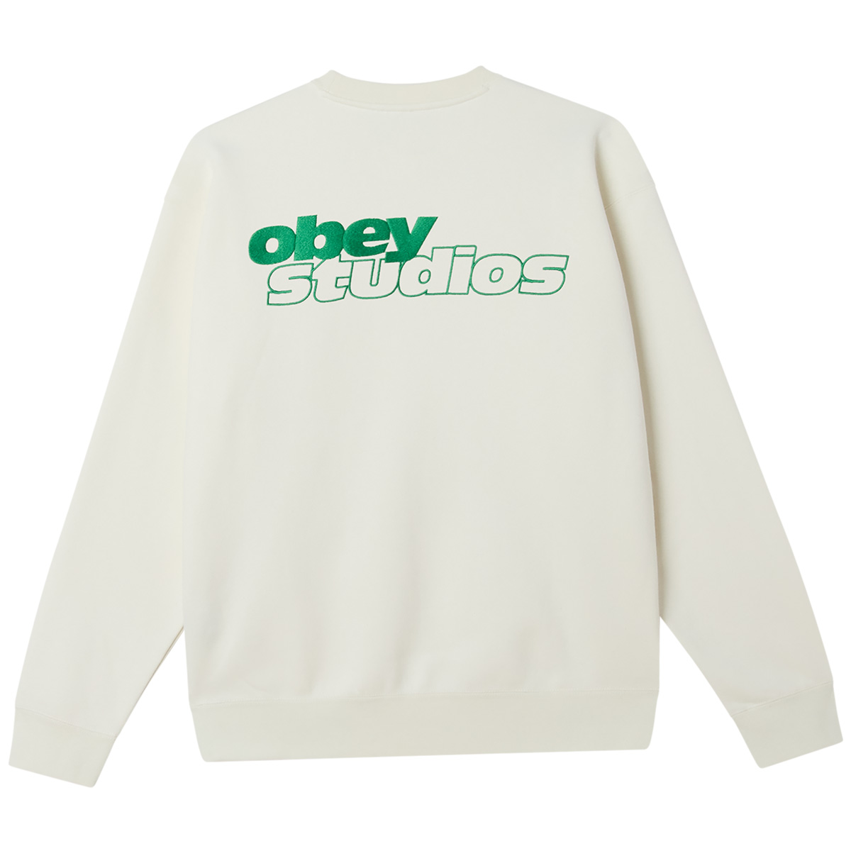 Obey Tonic Crewneck Sweater Off White