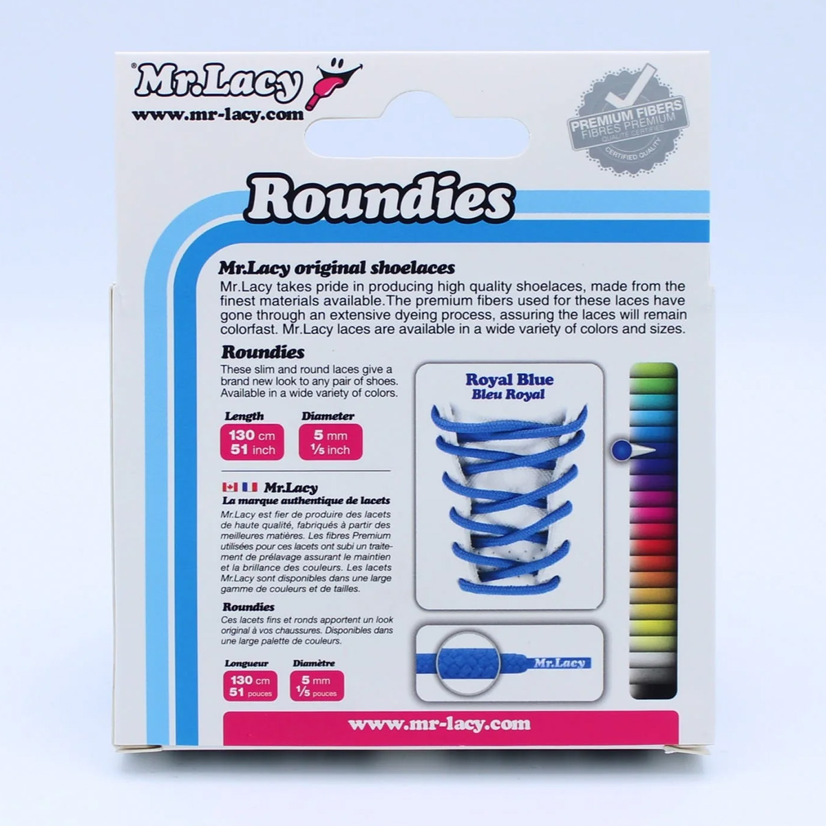 Mr.Lacy Roundies Royal Blue