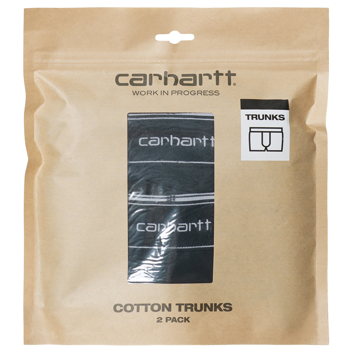 Carhartt WIP Cotton Trunks Black 2-Pack