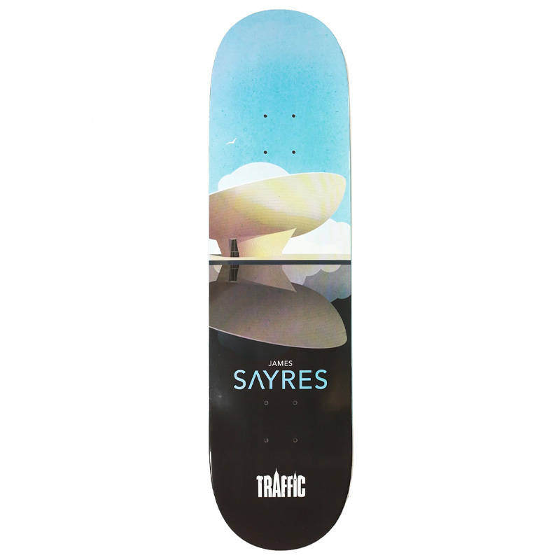 Traffic Sayres Cloud City Skateboard Deck 8.25