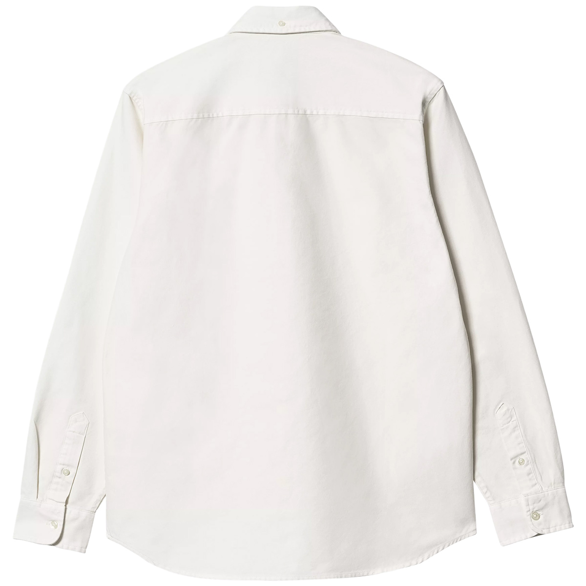 Carhartt WIP Bolton Longsleeve Shirt White Garment Dyed