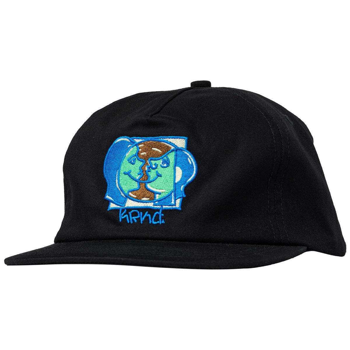 Krooked Snapback Moonsmiley Black Krooked Snapback Moonsmiley Black
