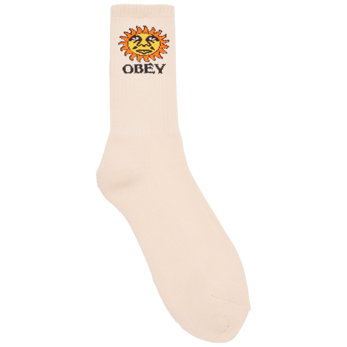Obey Sunshine Socks Unbleached