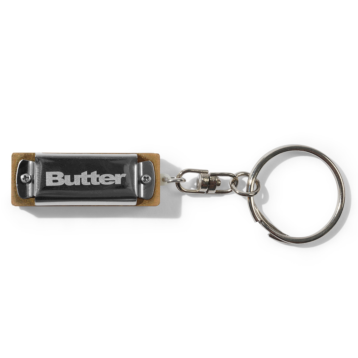 Butter Goods Harmonica Key Chain Silver
