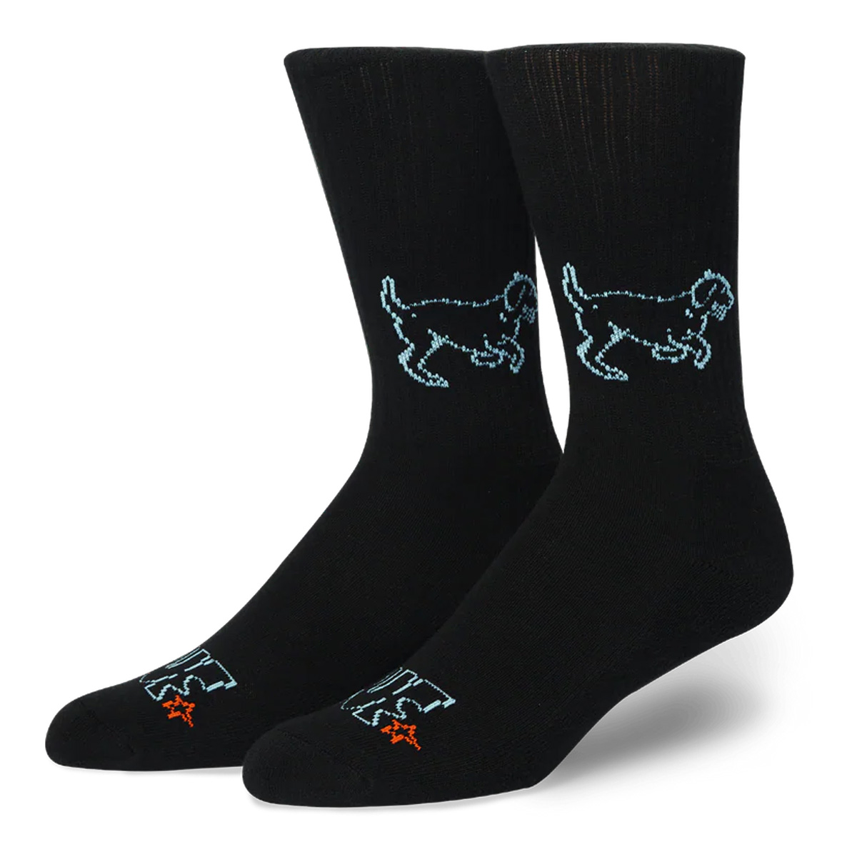 HUF Fetch Crew Sock Black HUF Fetch Crew Sock Black