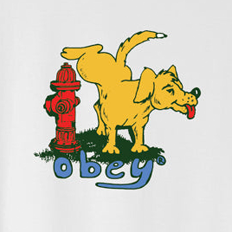 Obey Hydrant T-Shirt White Obey Hydrant T-Shirt White