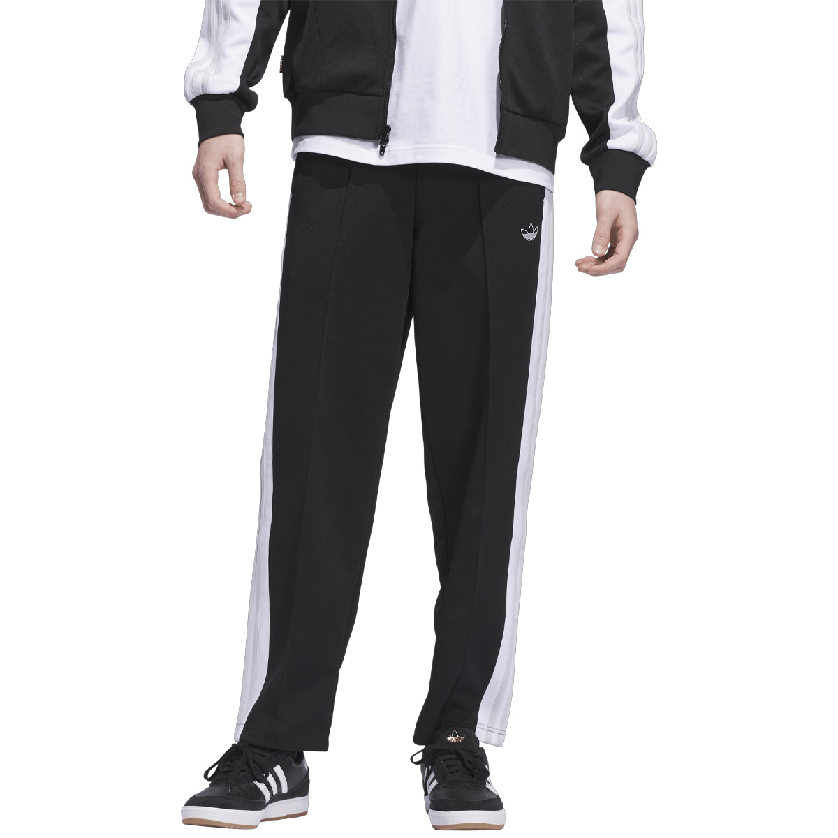 Adidas Tyshawn Track Pant Black/White/Dshgry