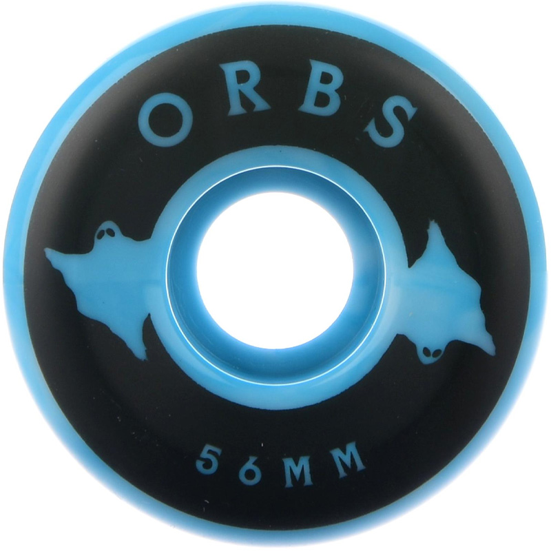 Orbs Specters Conical Wheels 99A Blue/White Swirl 56mm