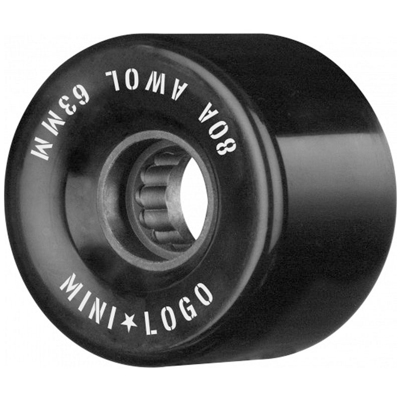 Mini Logo AWOL Wheels 80A Black 63mm