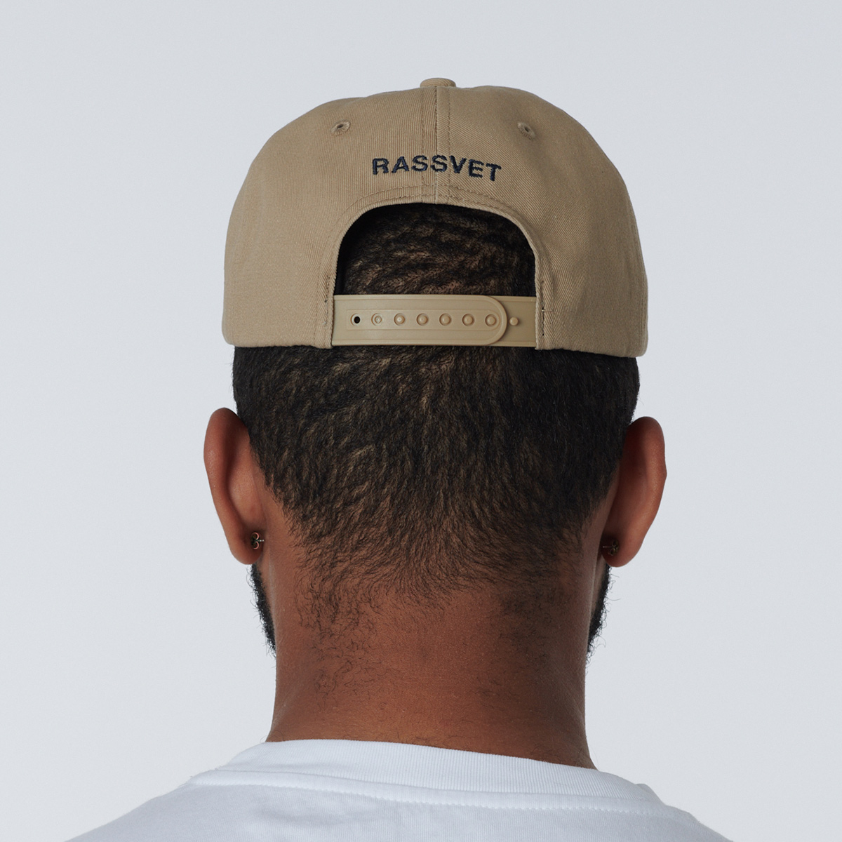 Rassvet 5 Panel Cap Chino Twill Light Wash Woven Beige Rassvet 5 Panel Cap Chino Twill Light Wash Woven Beige