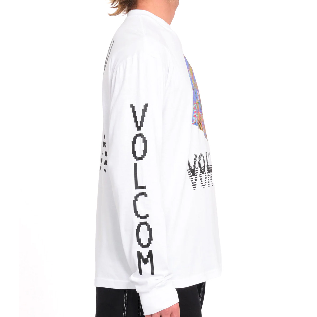 Volcom Fergadelic Longsleeve T-Shirt White Volcom Fergadelic Longsleeve T-Shirt White