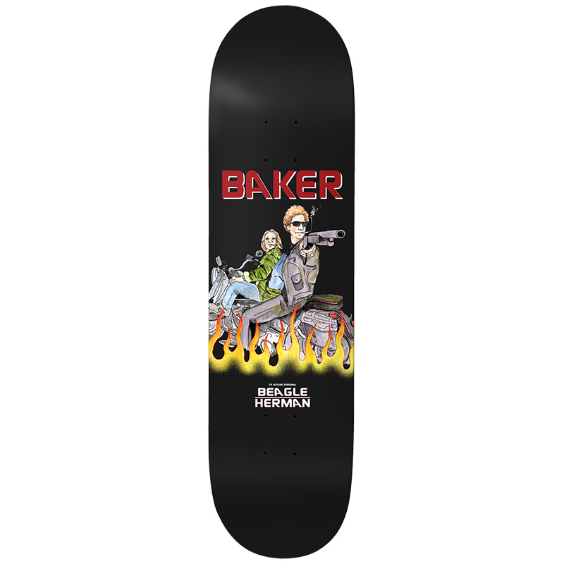 Baker Herman Beagle Nothin Personal Skateboard Deck 8.25 Baker Herman Beagle Nothin Personal Skateboard Deck 8.25