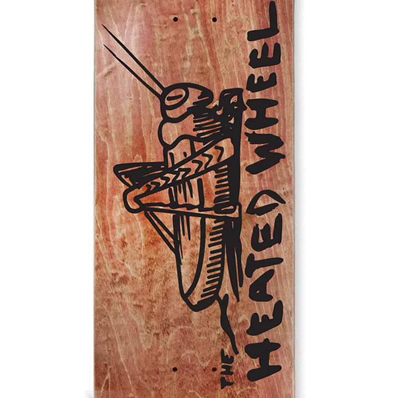 The Heated Wheel Grasshopper Team Skateboard Deck 9.0
